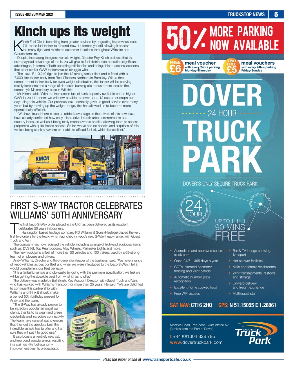Truckstop News Preview Pages