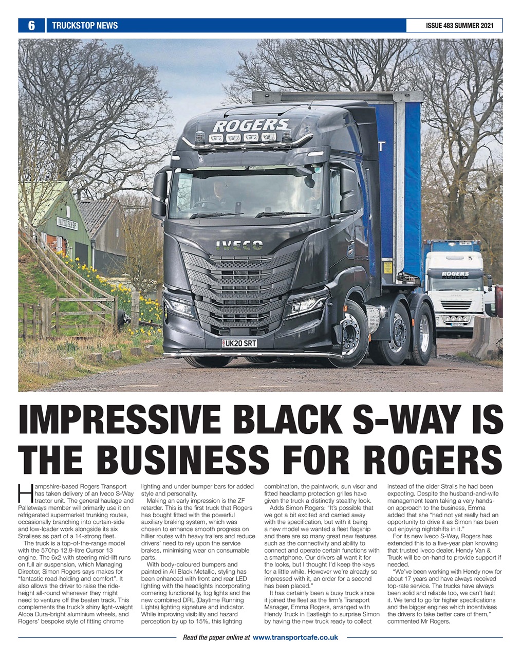 Truckstop News Preview Pages