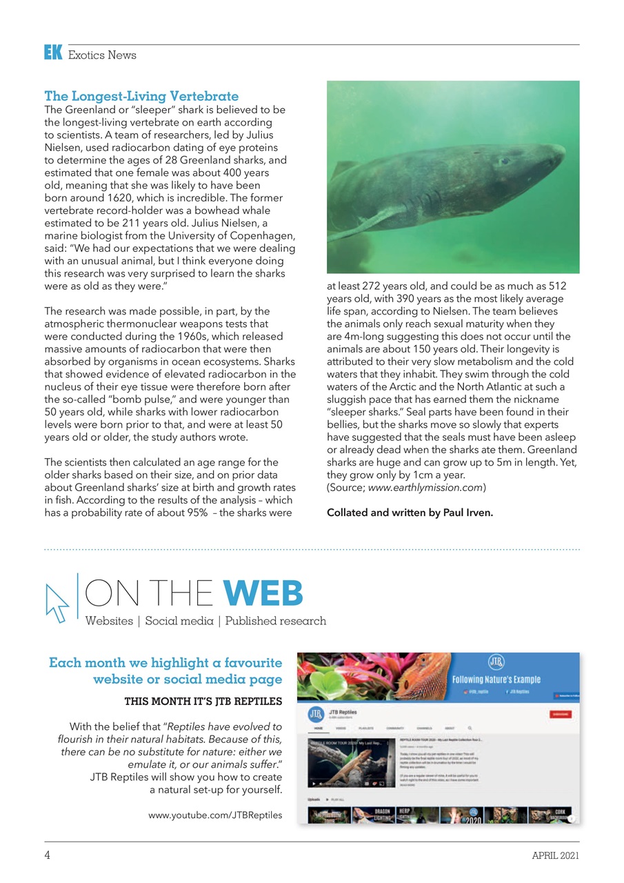 Exotics Keeper Preview Pages