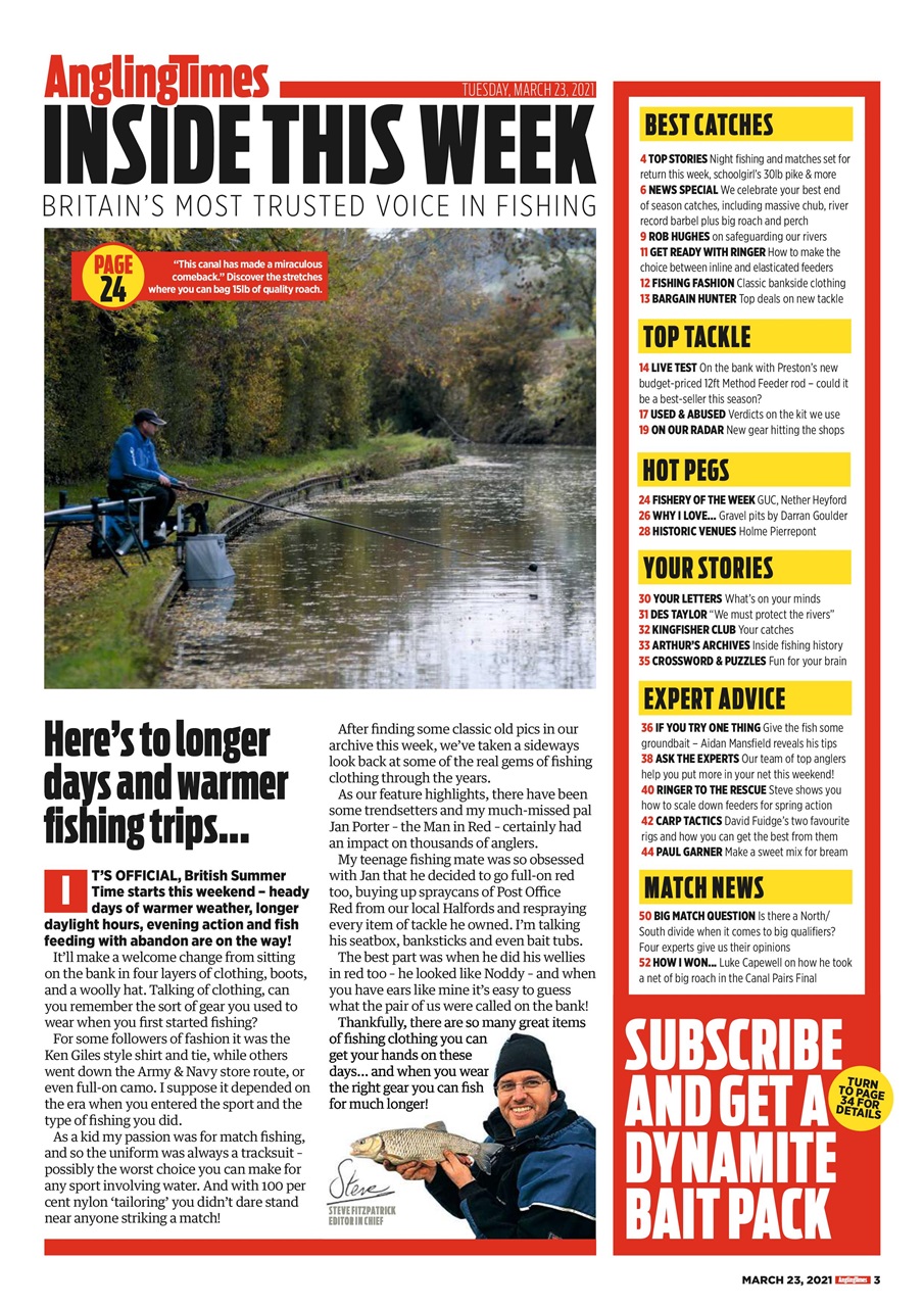 Angling Times Preview Pages