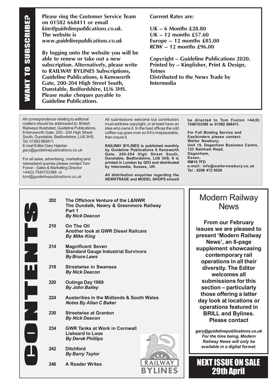 Railway Bylines Preview Pages