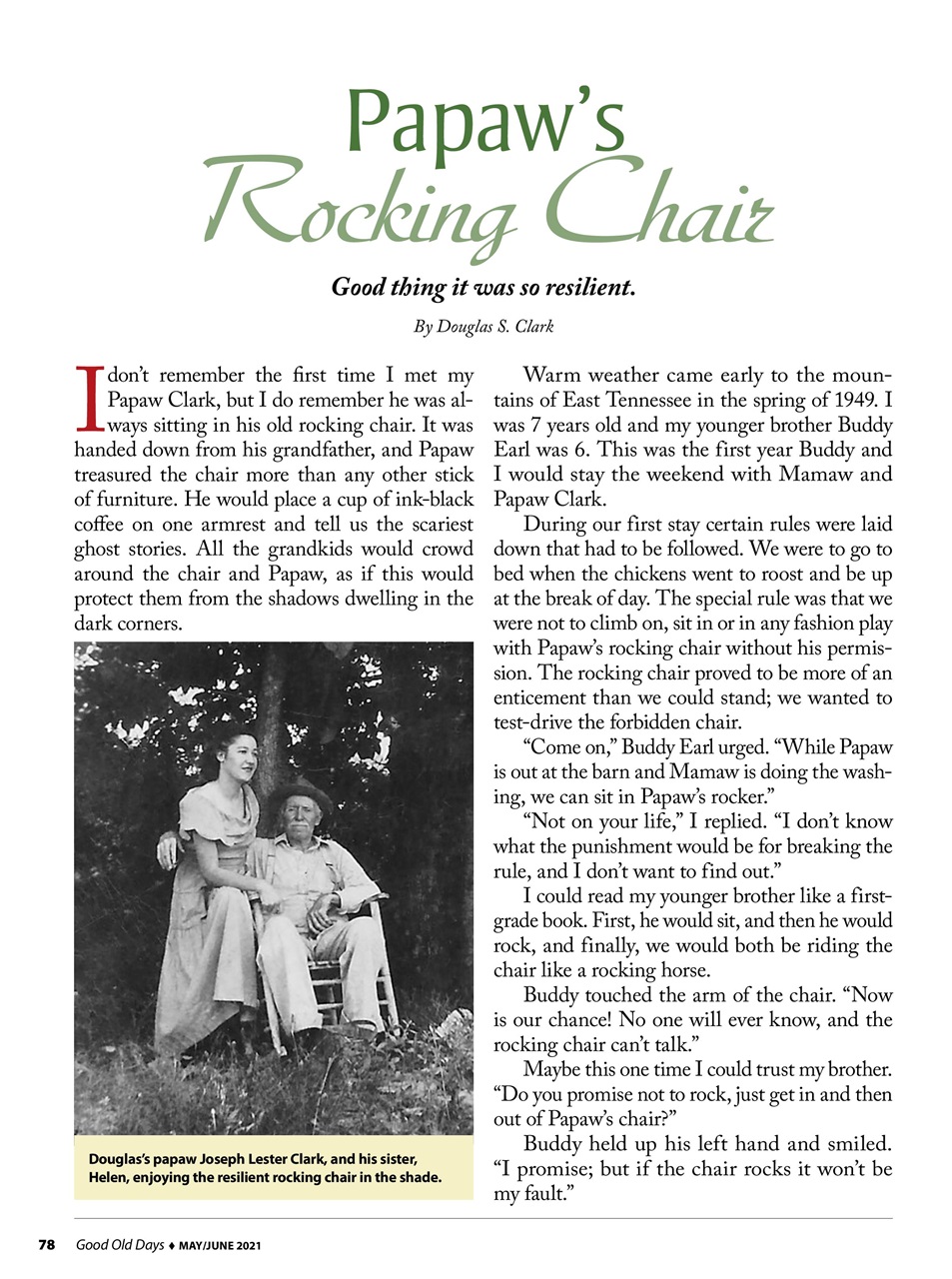 Good Old Days Preview Pages