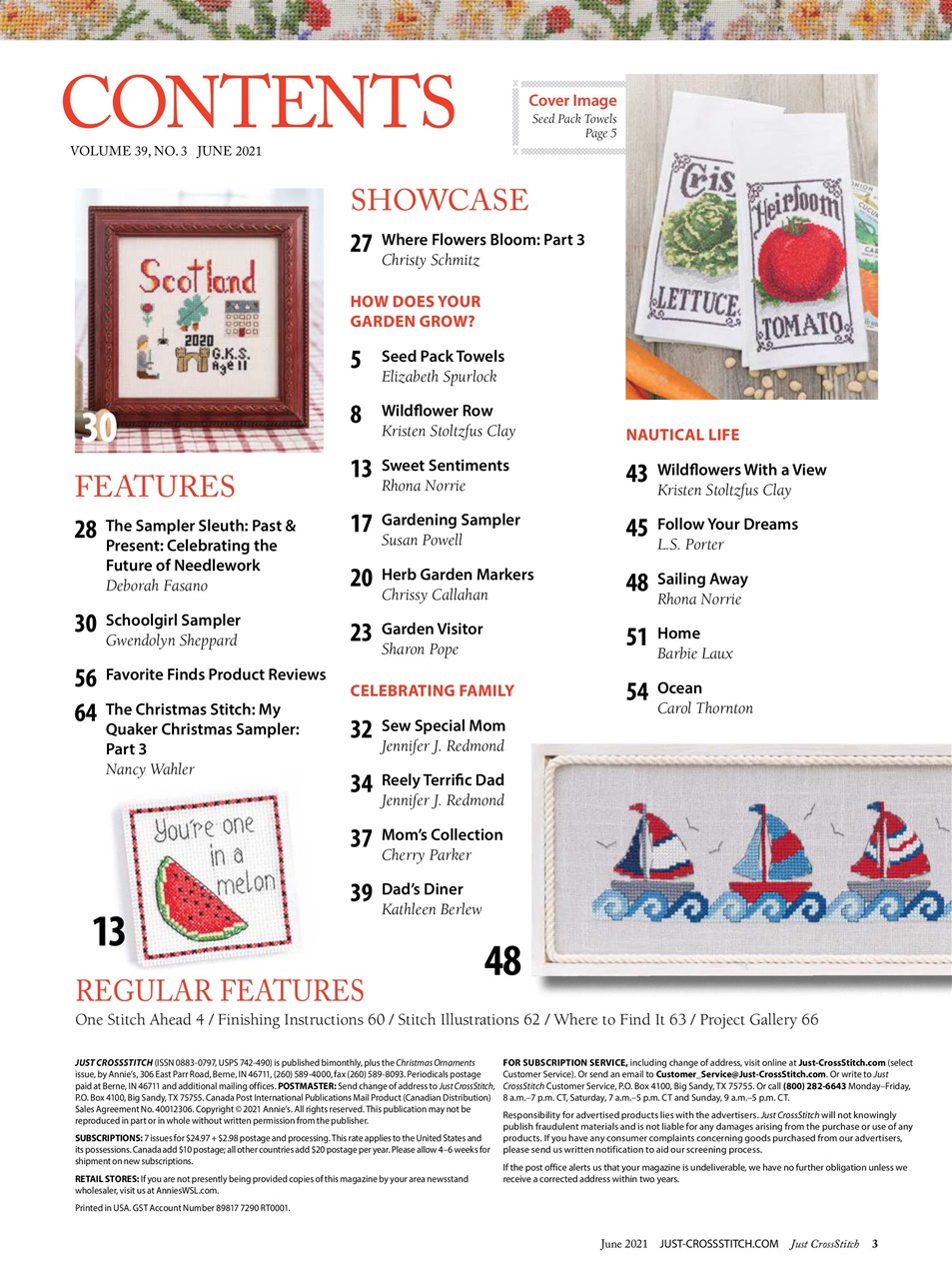 Just CrossStitch Preview Pages