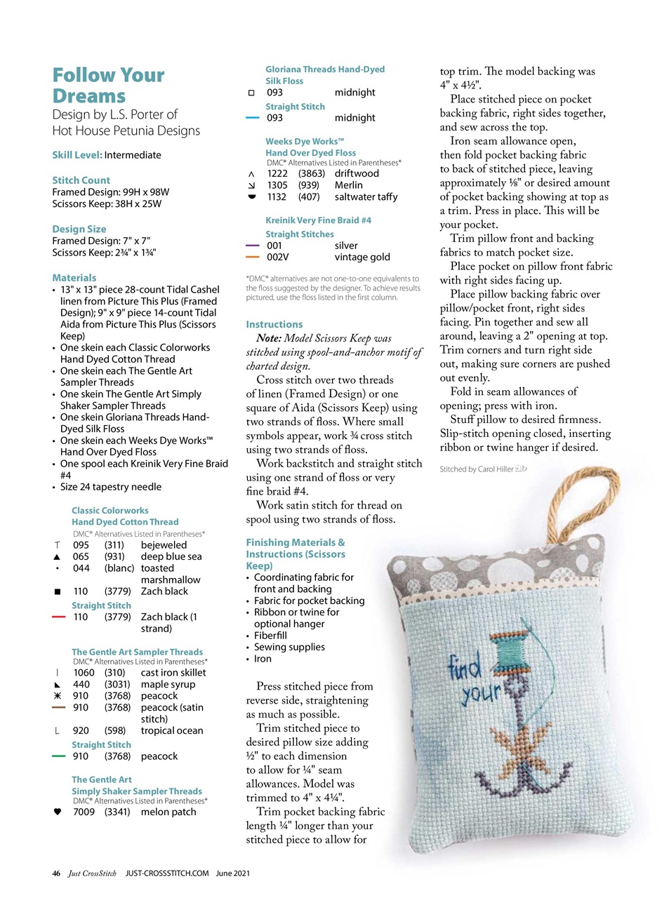 Just CrossStitch Preview Pages