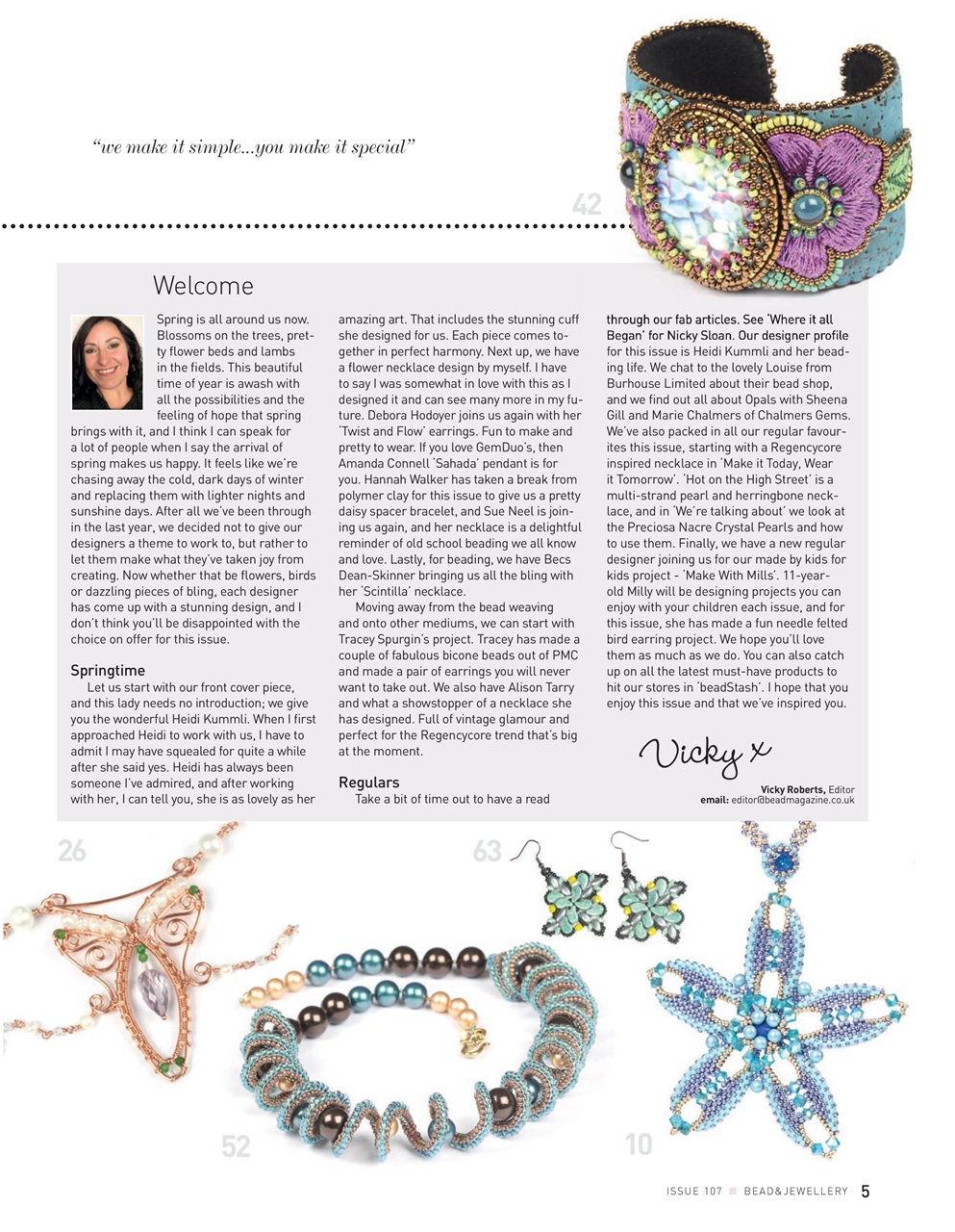 Bead & Jewellery Magazine Preview Pages