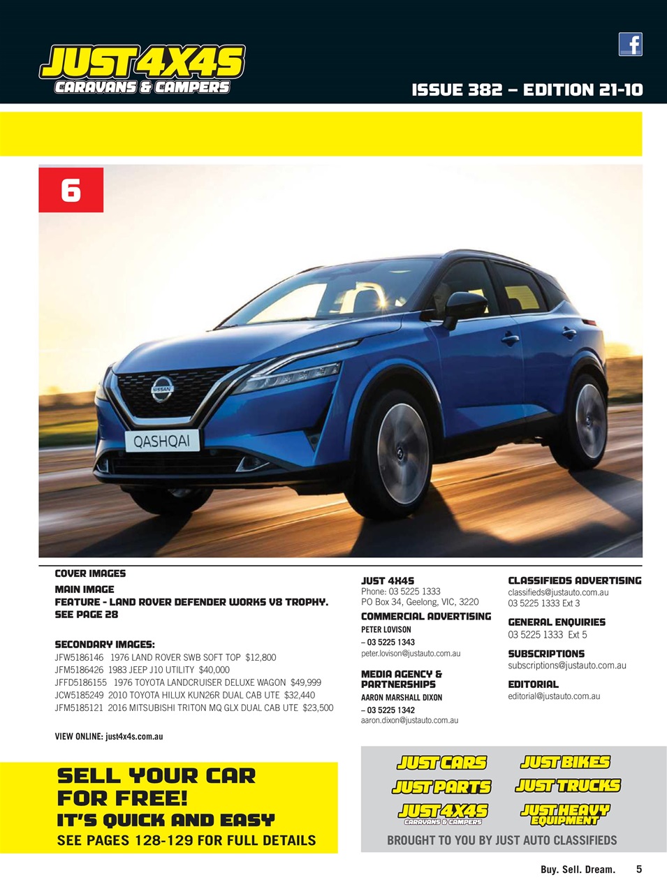 JUST 4X4S Preview Pages