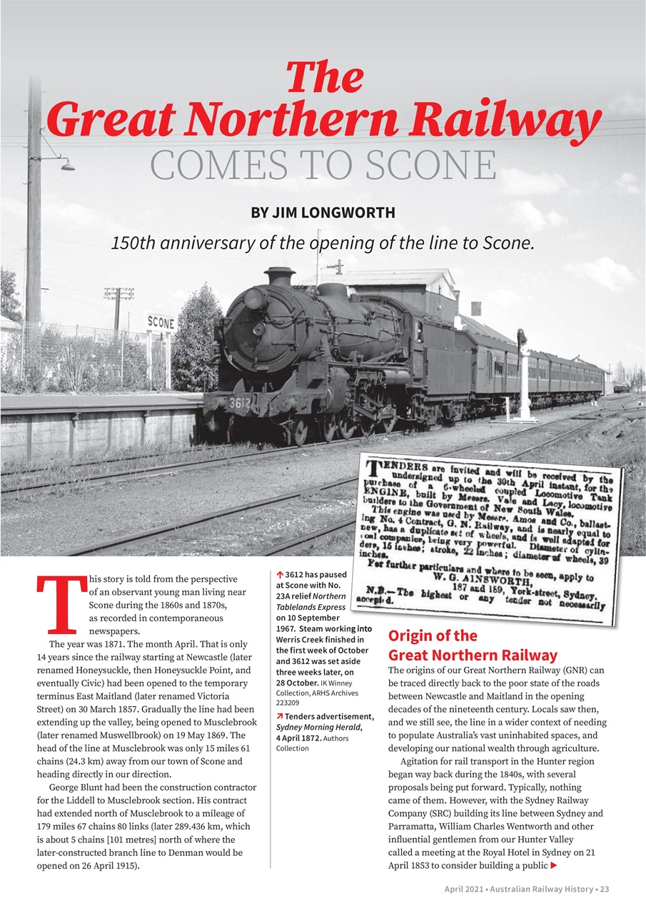 Australian Railway History Preview Pages