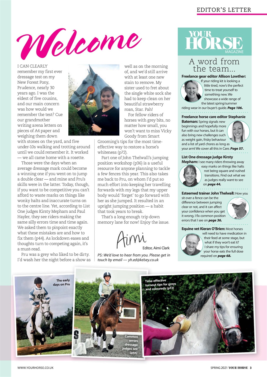 Your Horse Preview Pages