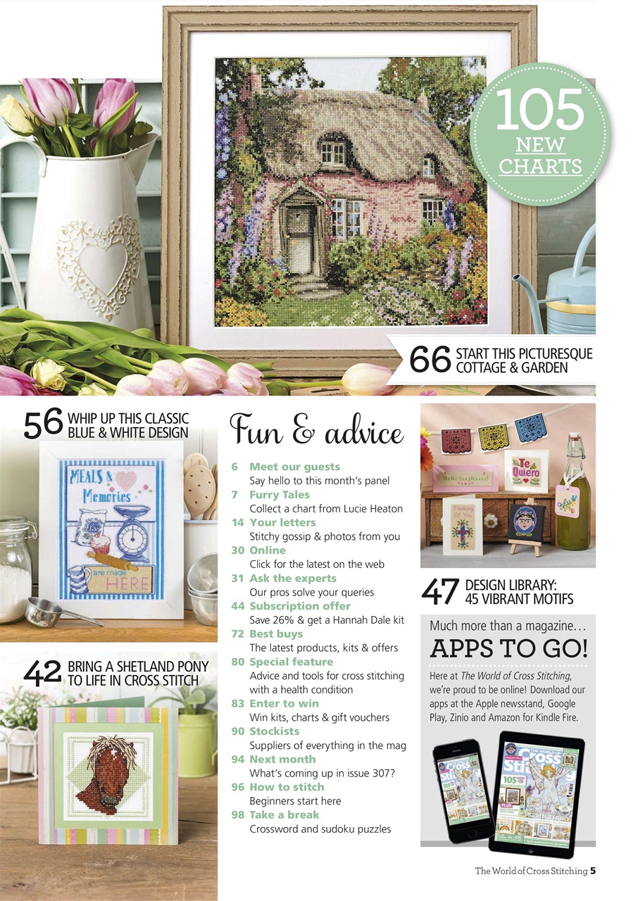 The World of Cross Stitching Preview Pages