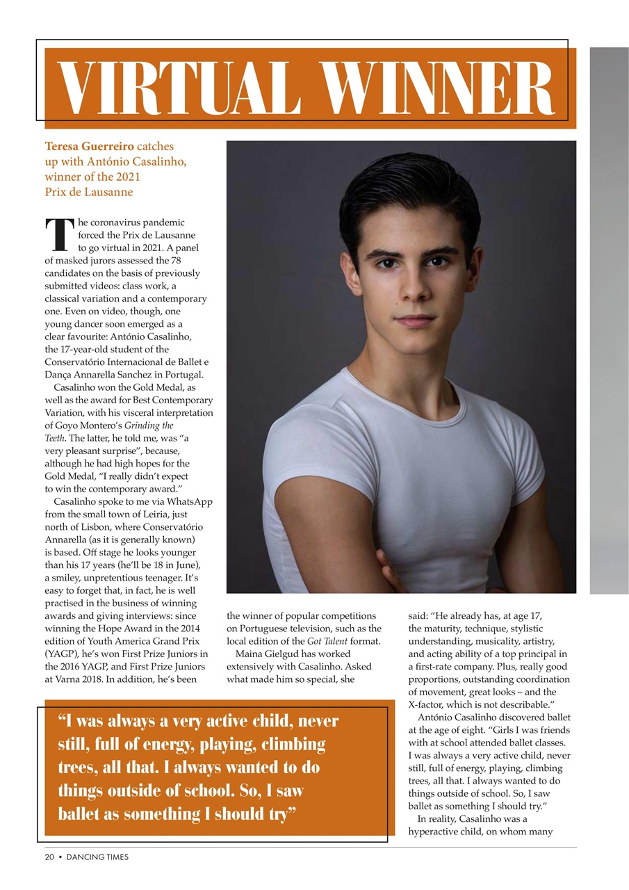 Dancing Times Preview Pages