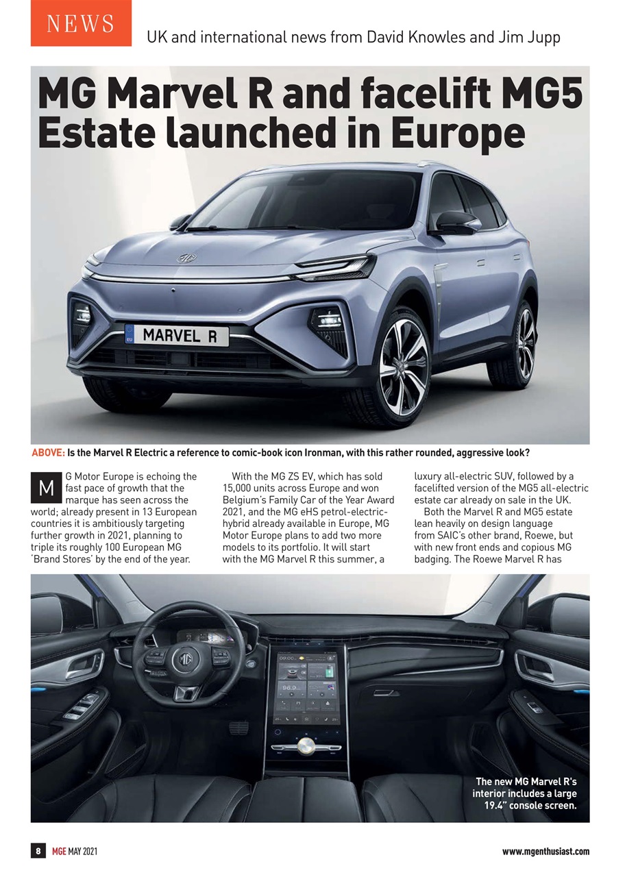 MG Enthusiast Preview Pages