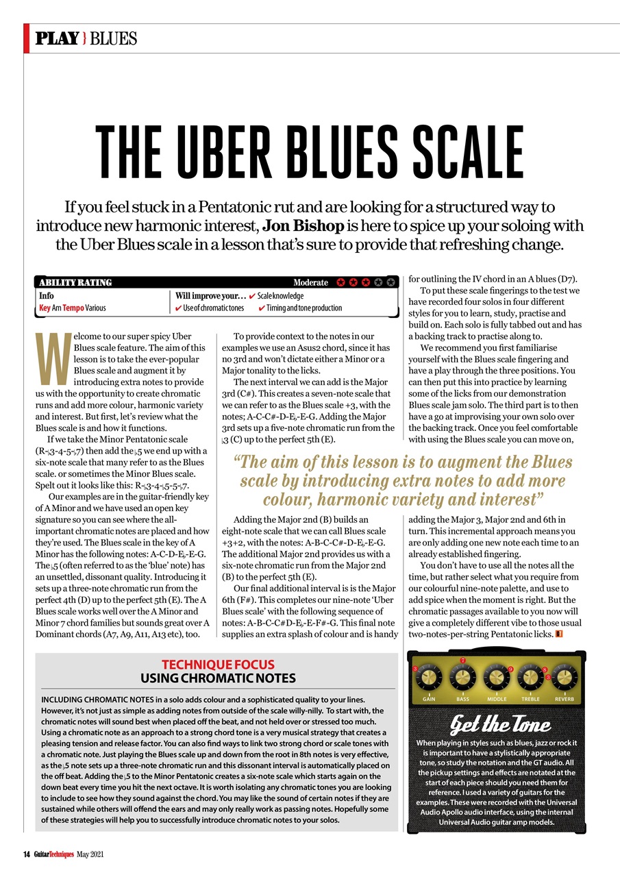 Guitar Techniques Preview Pages