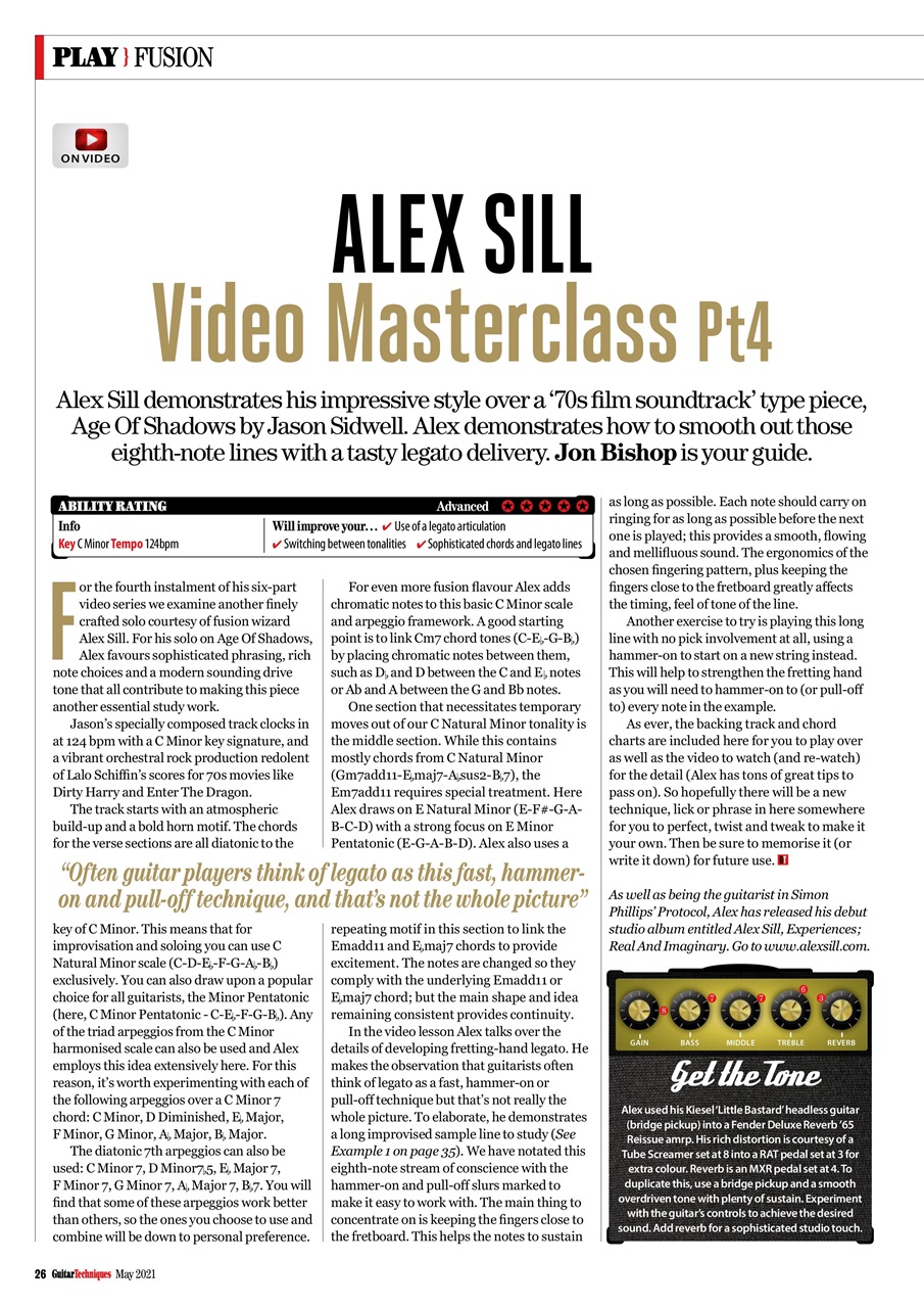 Guitar Techniques Preview Pages