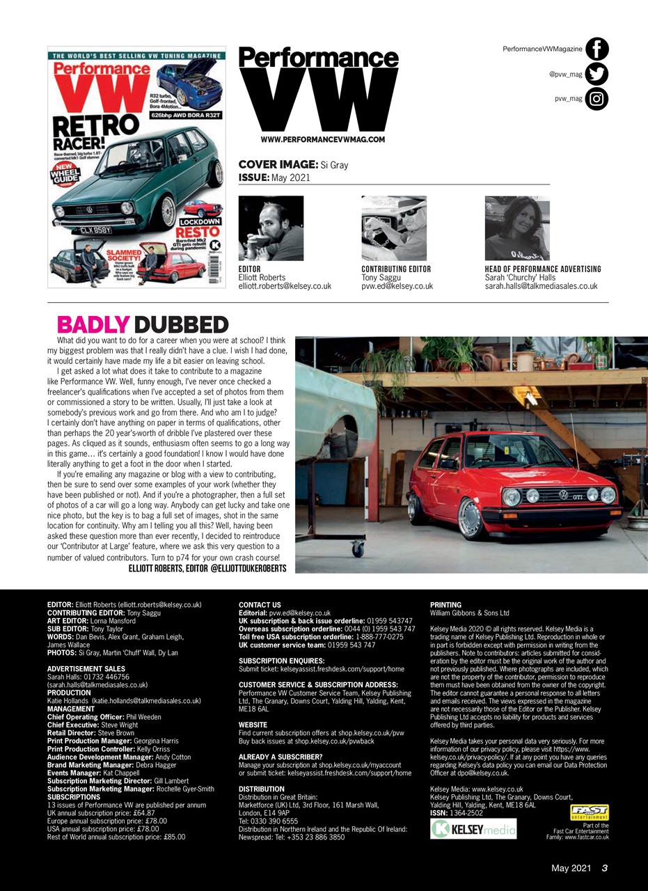 Performance VW Preview Pages