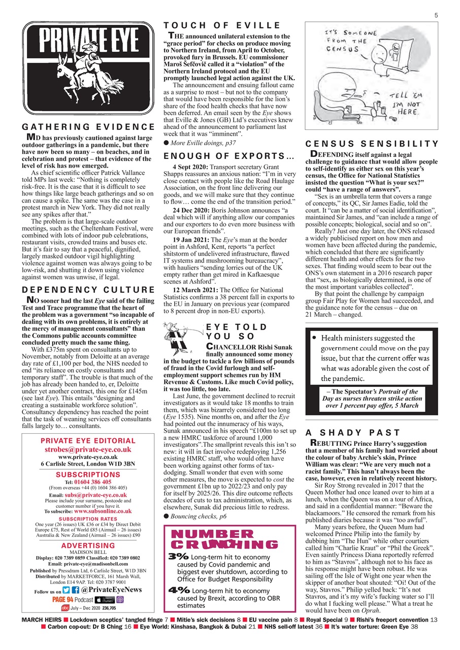 Private Eye Preview Pages