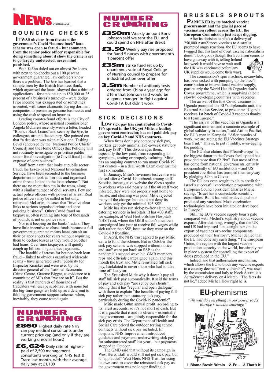 Private Eye Preview Pages