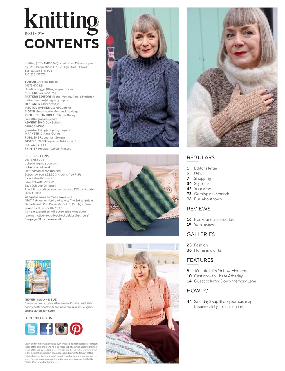 Knitting Preview Pages