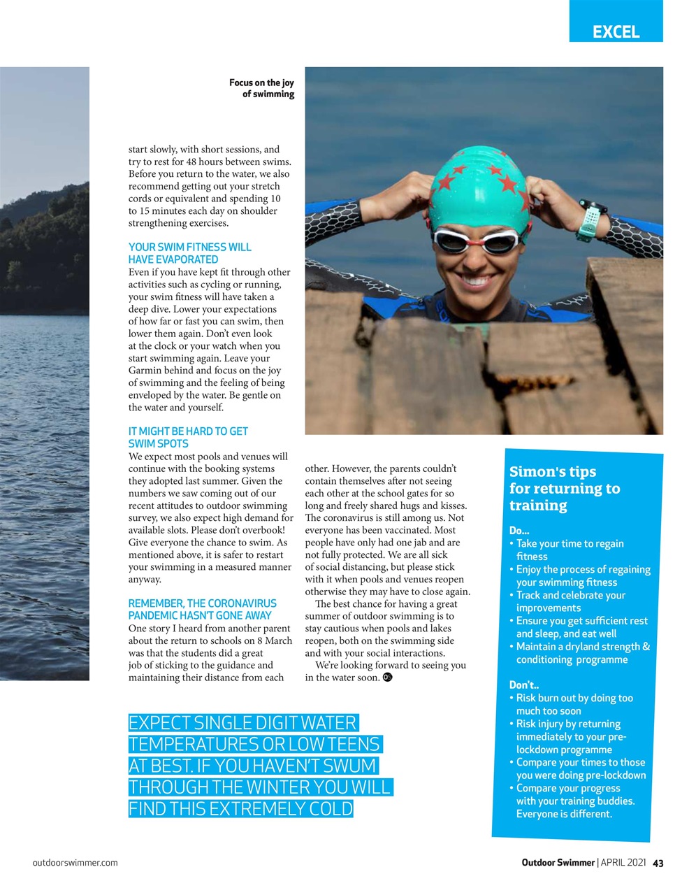 Outdoor Swimmer Preview Pages