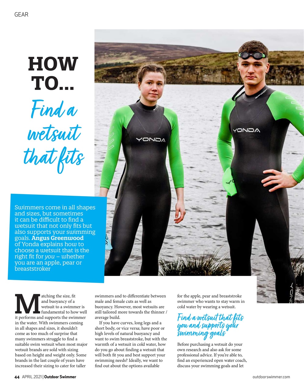 Outdoor Swimmer Preview Pages