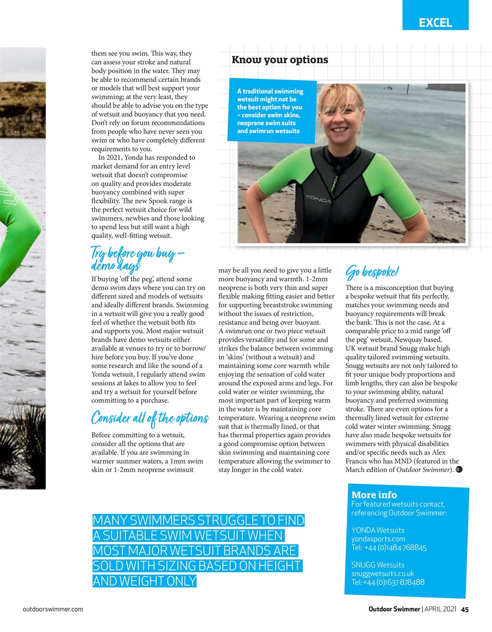 Outdoor Swimmer Preview Pages
