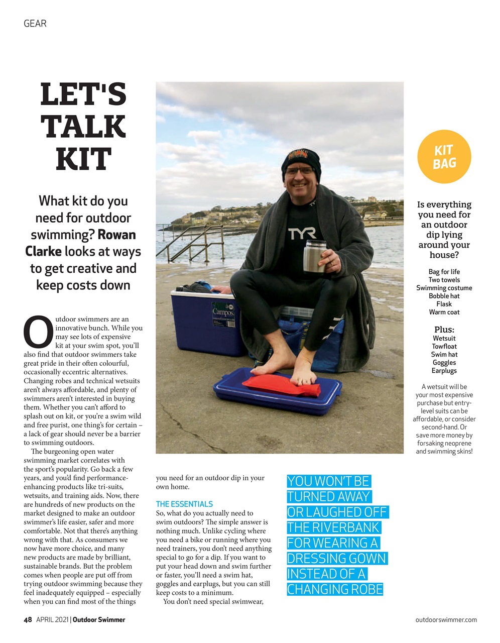 Outdoor Swimmer Preview Pages