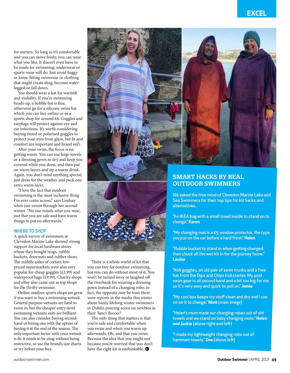 Outdoor Swimmer Preview Pages