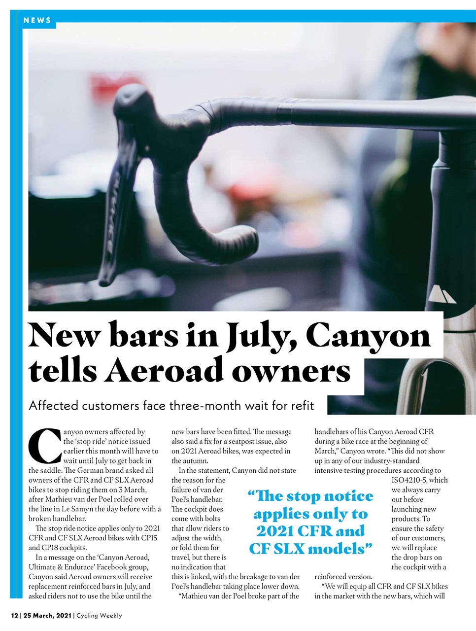 Cycling Weekly Preview Pages