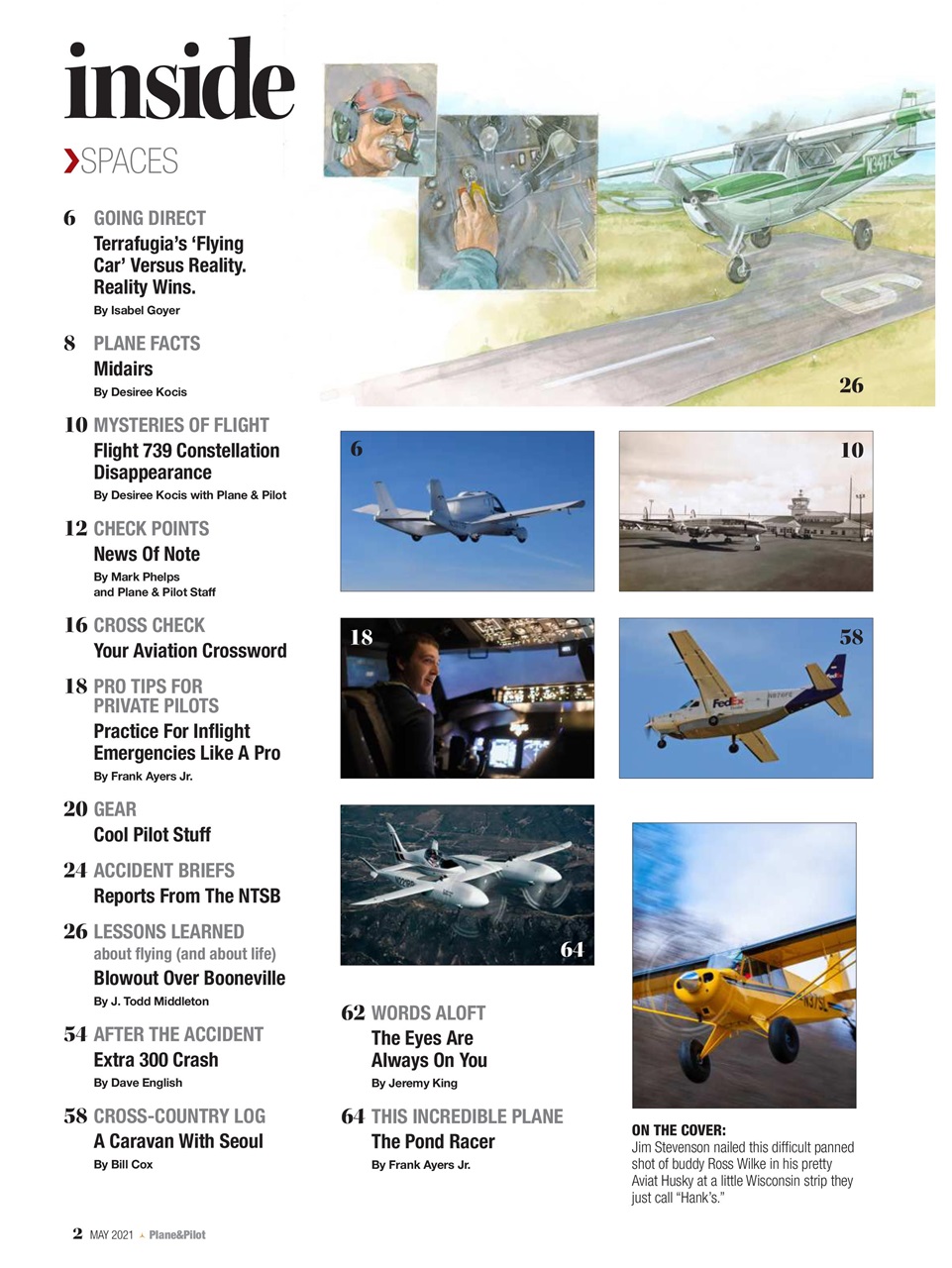 Plane & Pilot Preview Pages