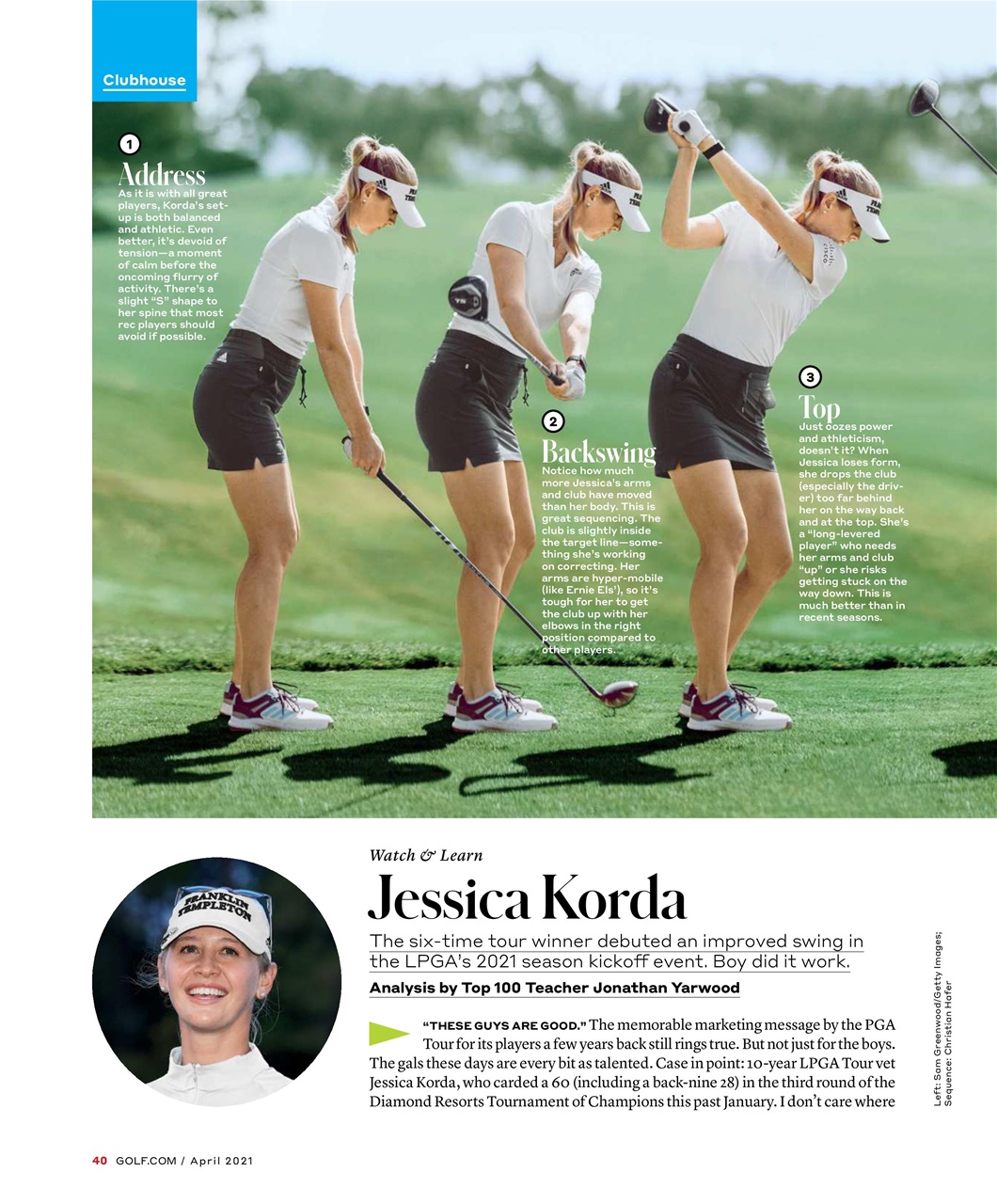 Golf Magazine Preview Pages