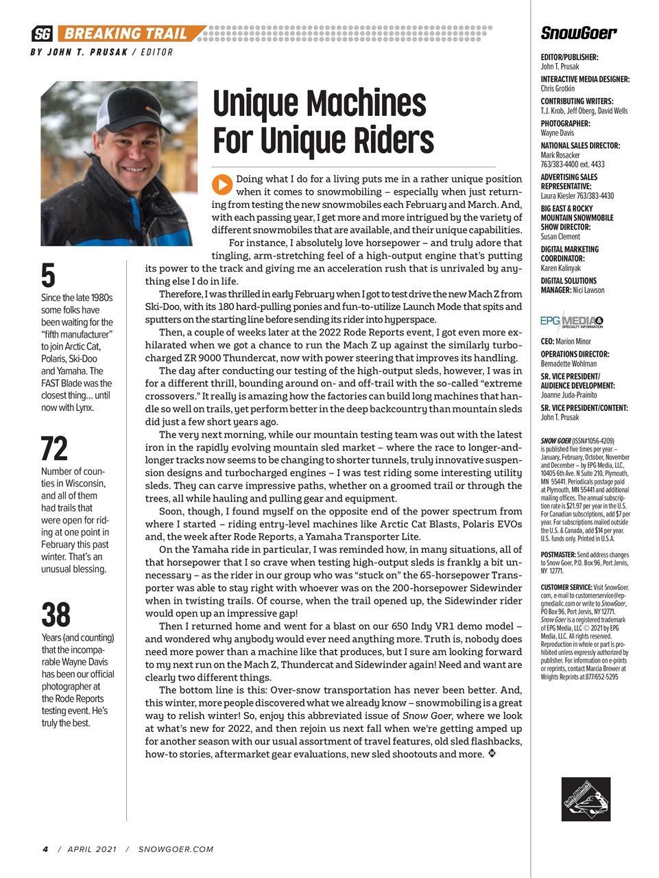 SnowGoer Preview Pages