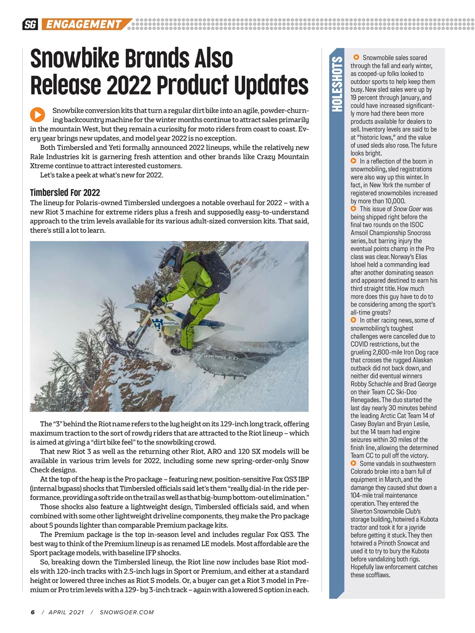 SnowGoer Preview Pages