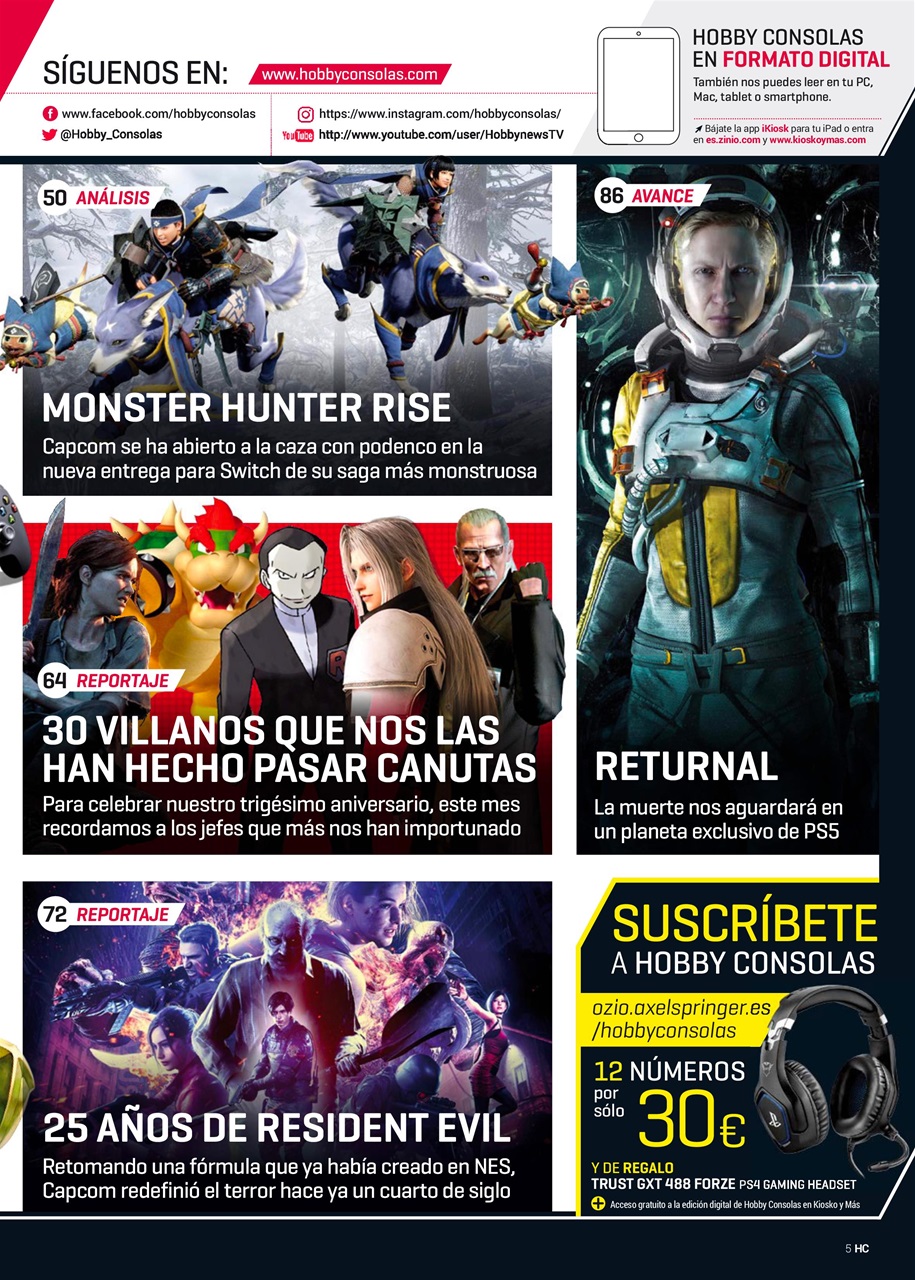 Hobby Consolas Preview Pages