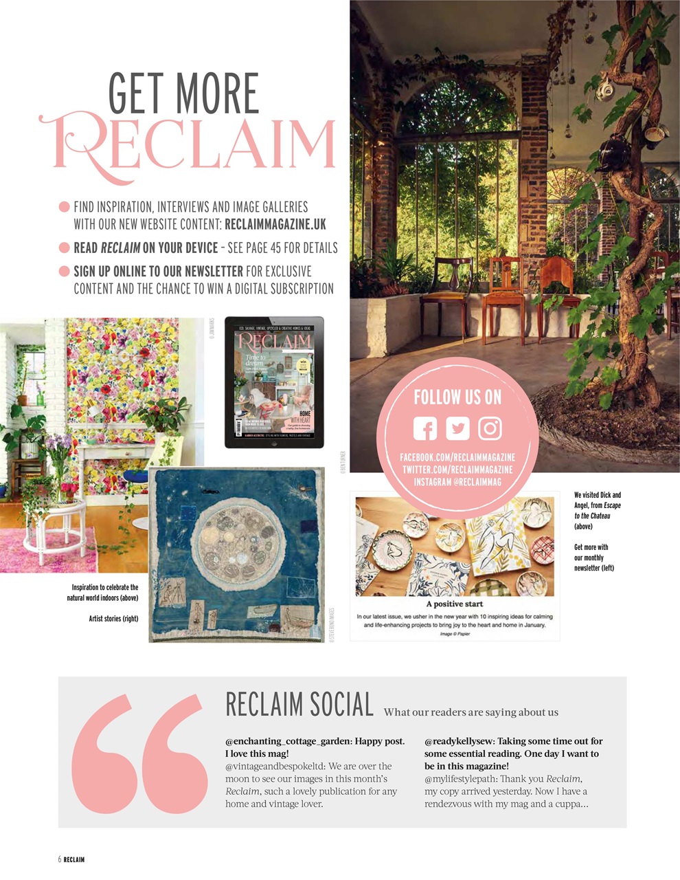 Reclaim Preview Pages