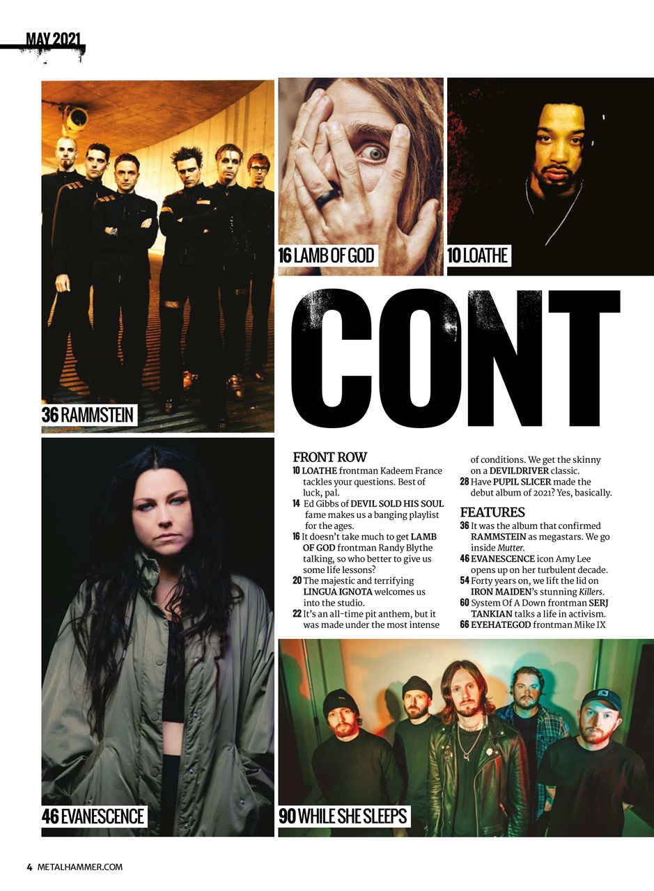 Metal Hammer Preview Pages