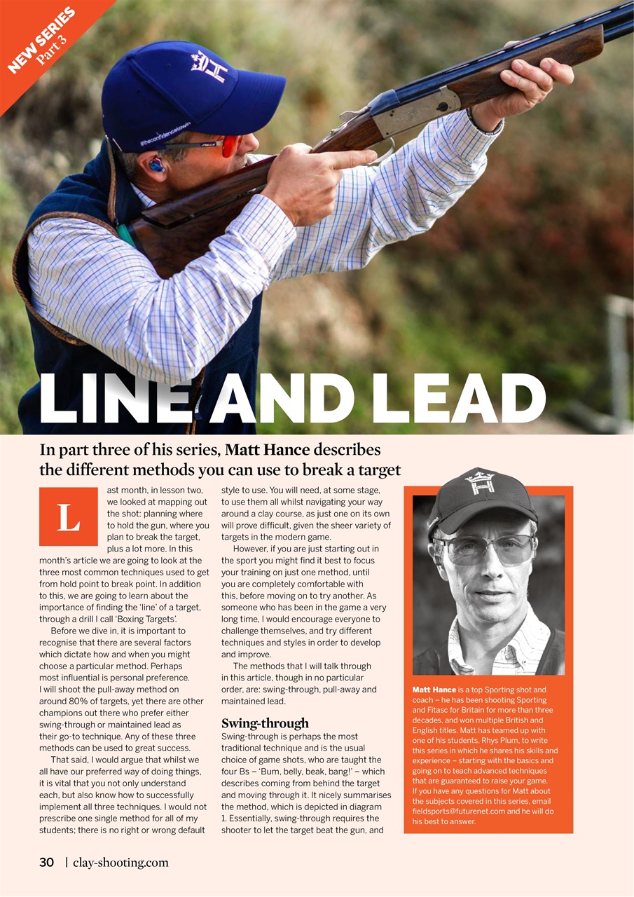 Clay Shooting Preview Pages