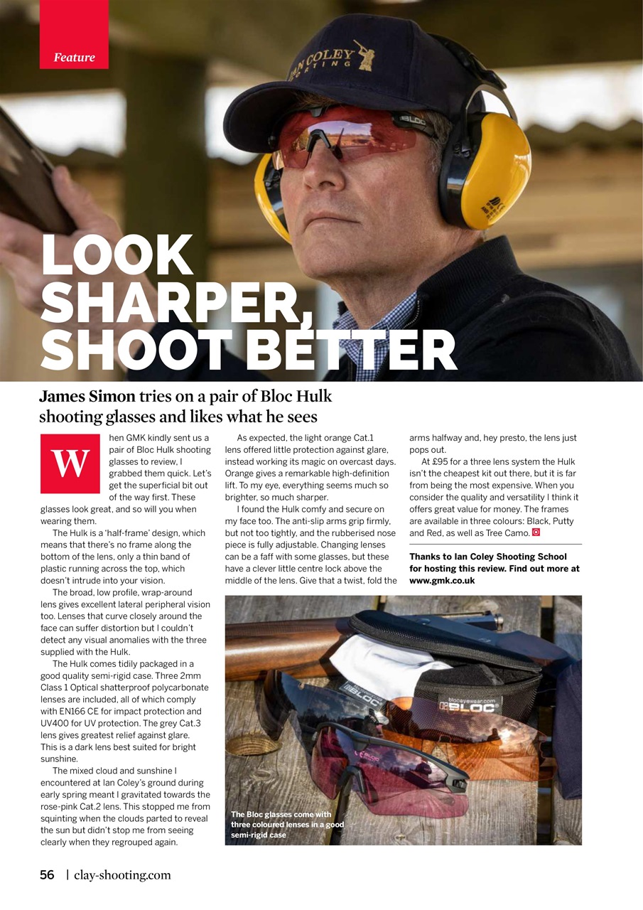 Clay Shooting Preview Pages