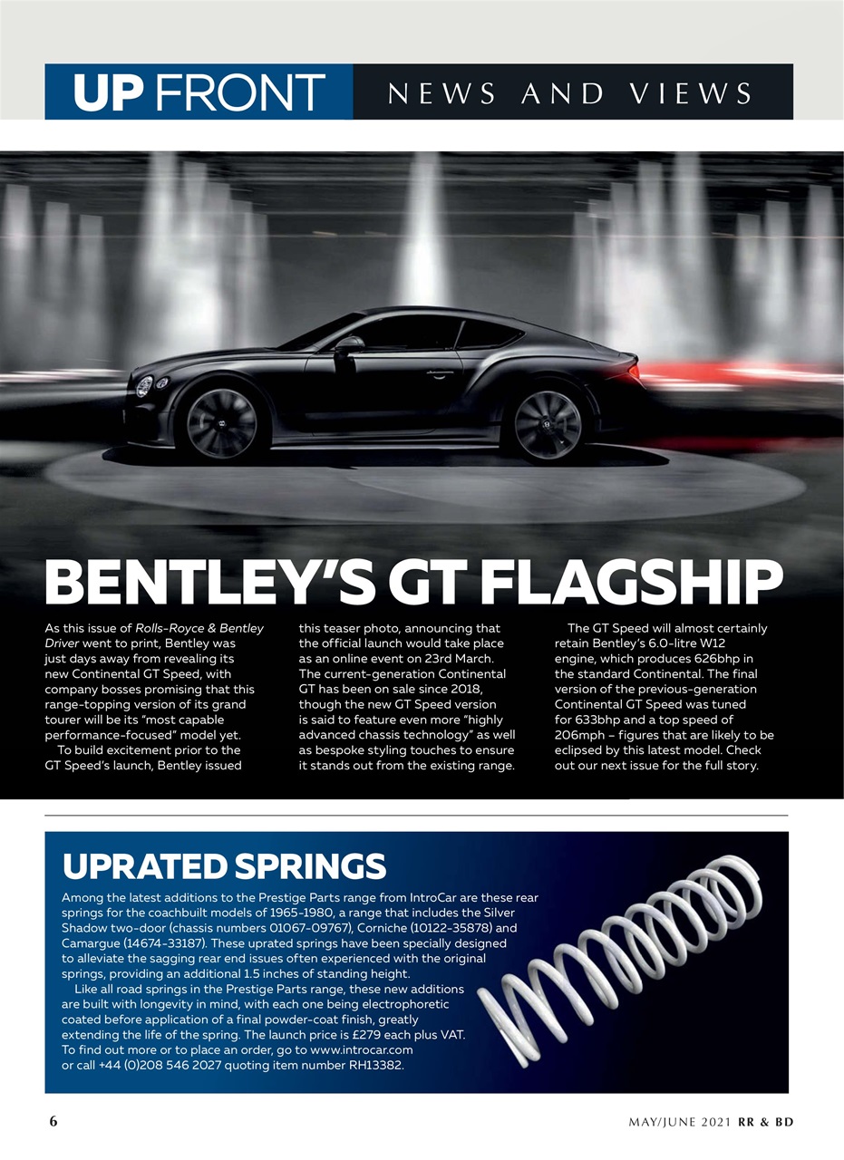 Rolls-Royce & Bentley Driver Preview Pages