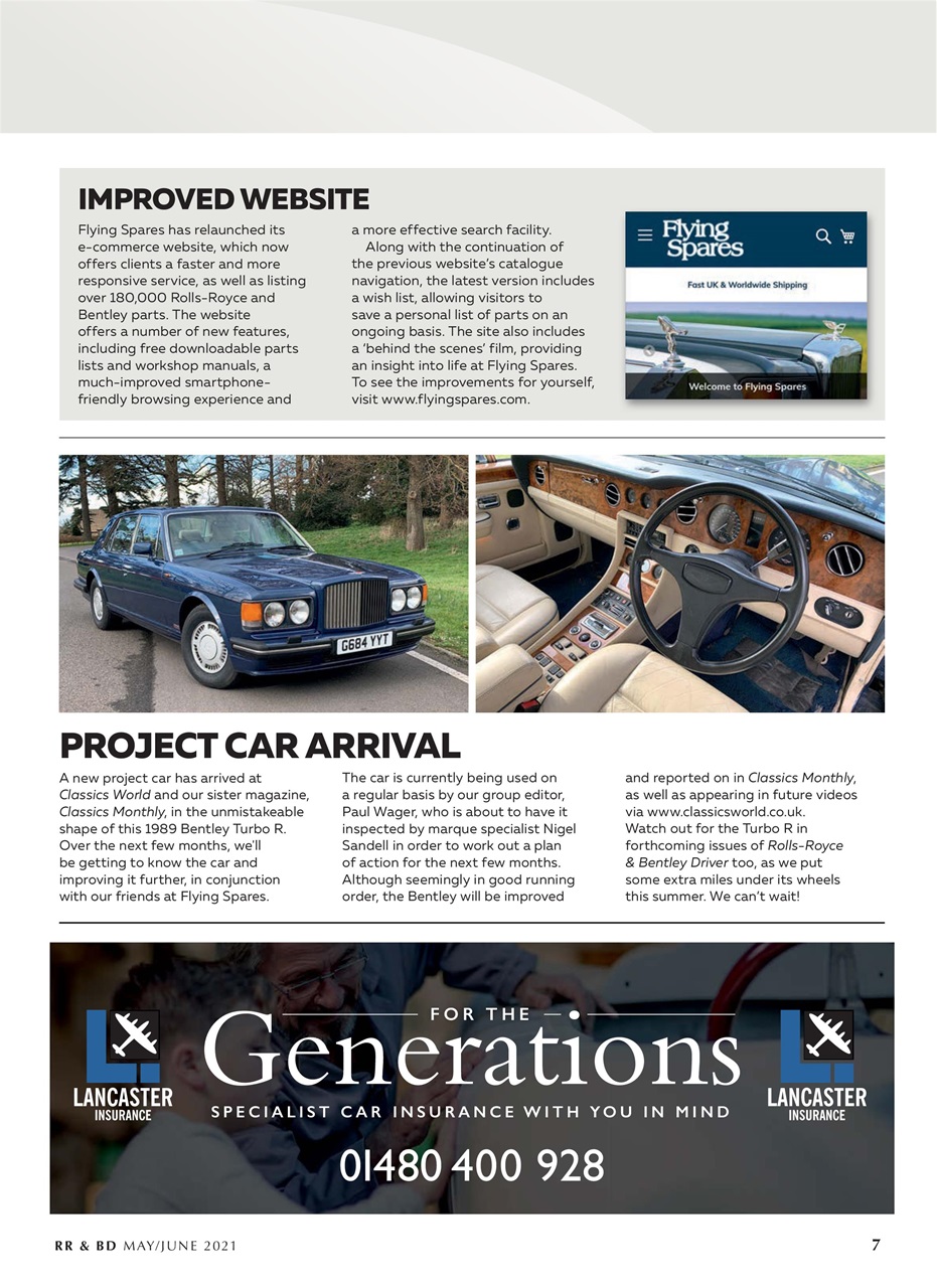 Rolls-Royce & Bentley Driver Preview Pages