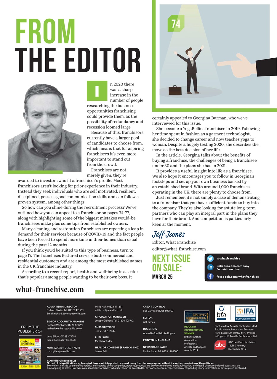 What Franchise Preview Pages