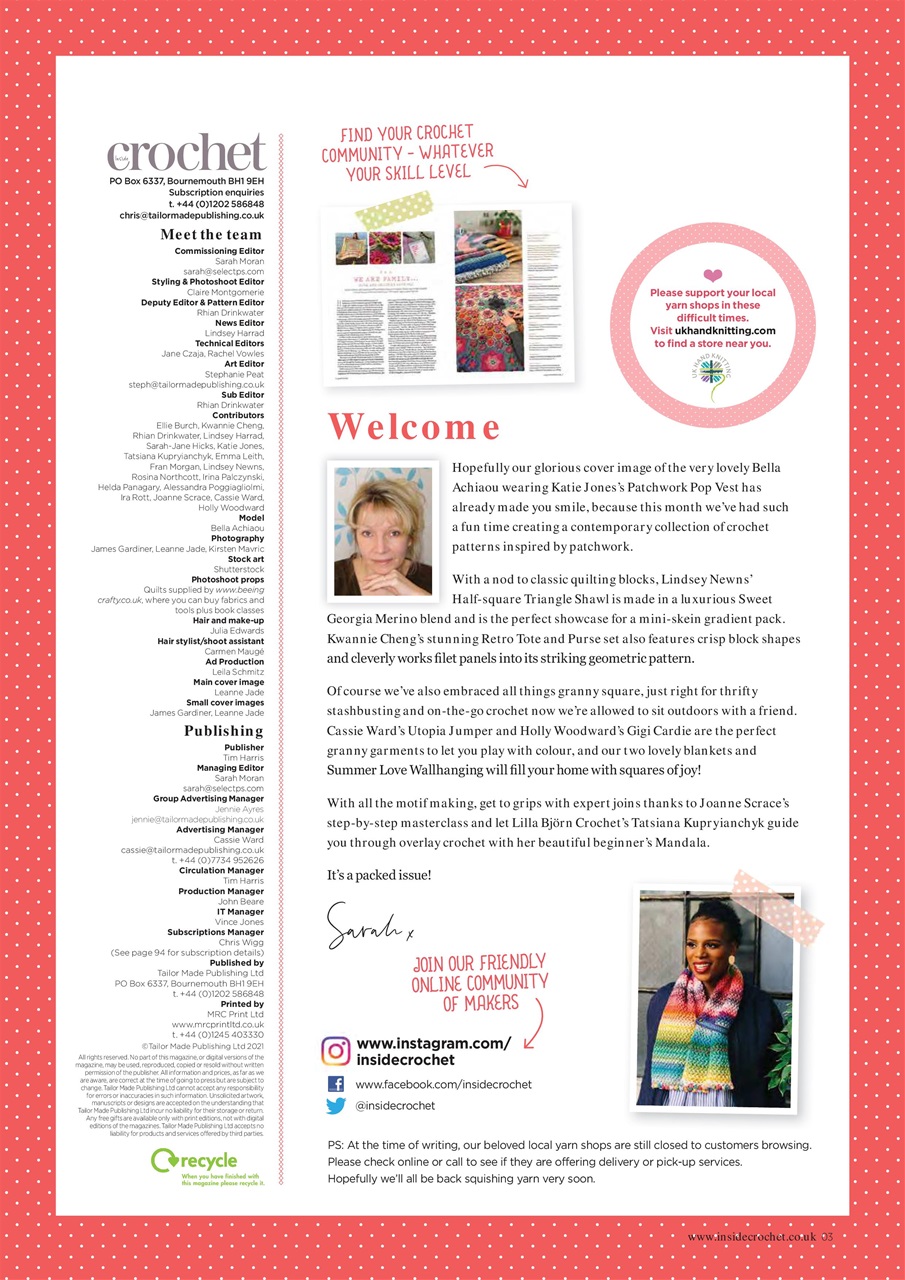 Inside Crochet Preview Pages