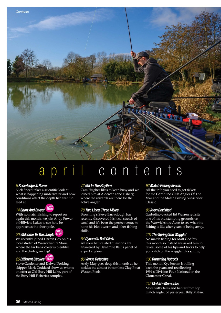 Match Fishing Preview Pages