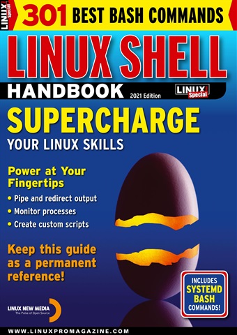 Linux Magazine issue Linux Shell Handbook