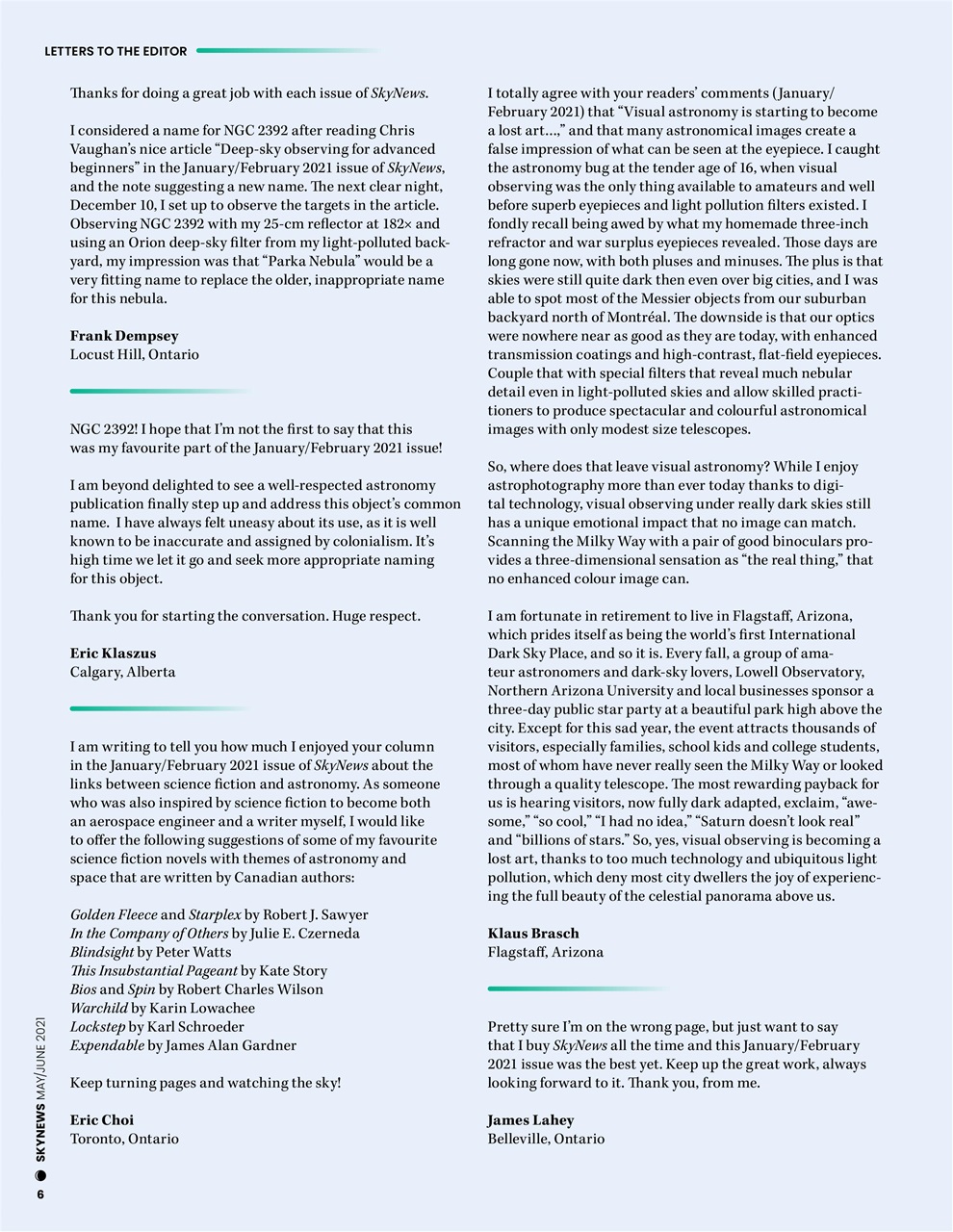 SkyNews Preview Pages