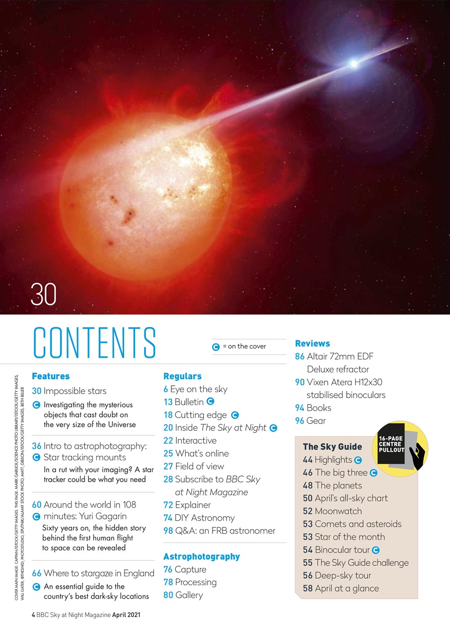 BBC Sky at Night Magazine Preview Pages
