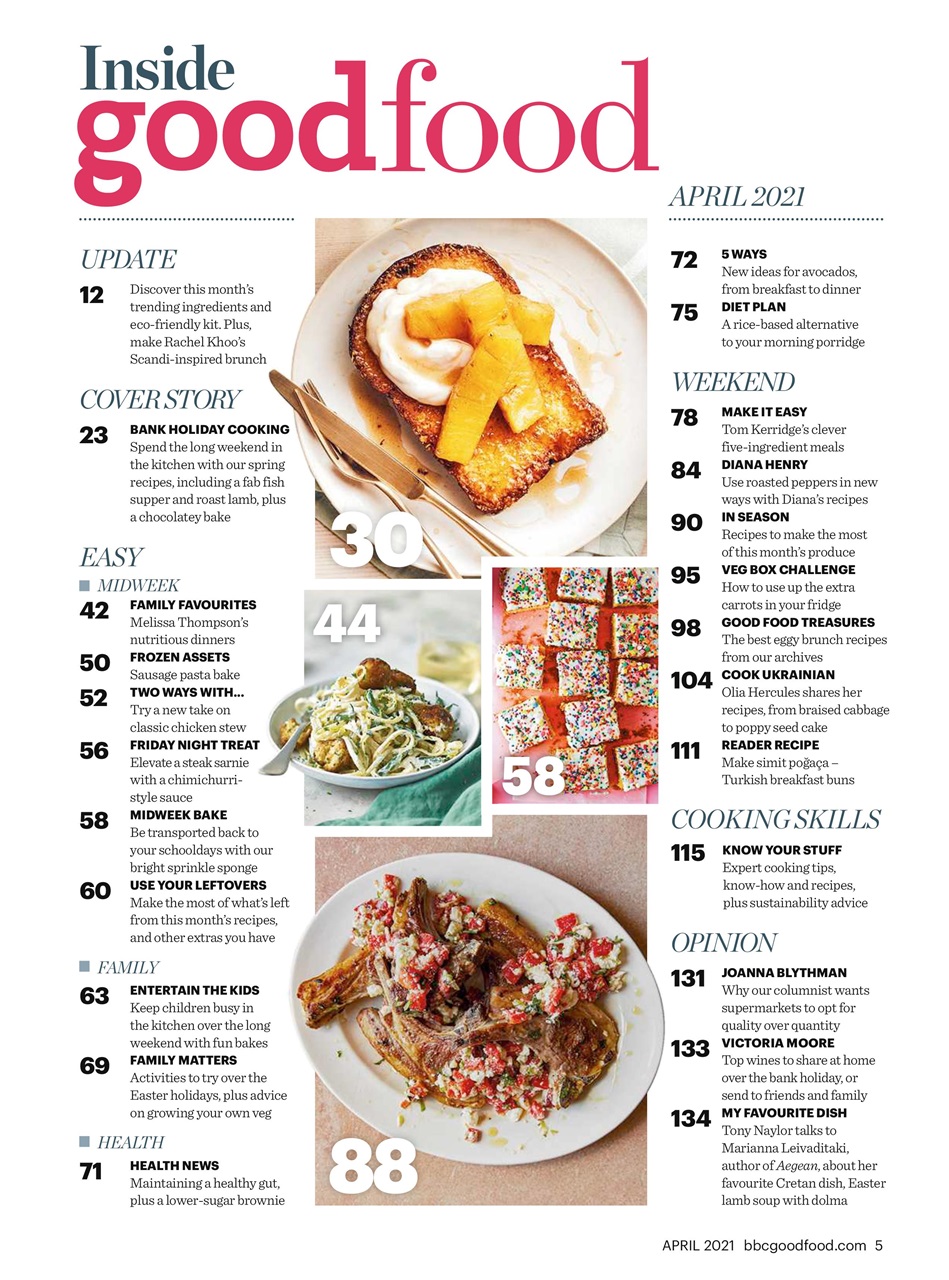 Good Food Magazine Preview Pages