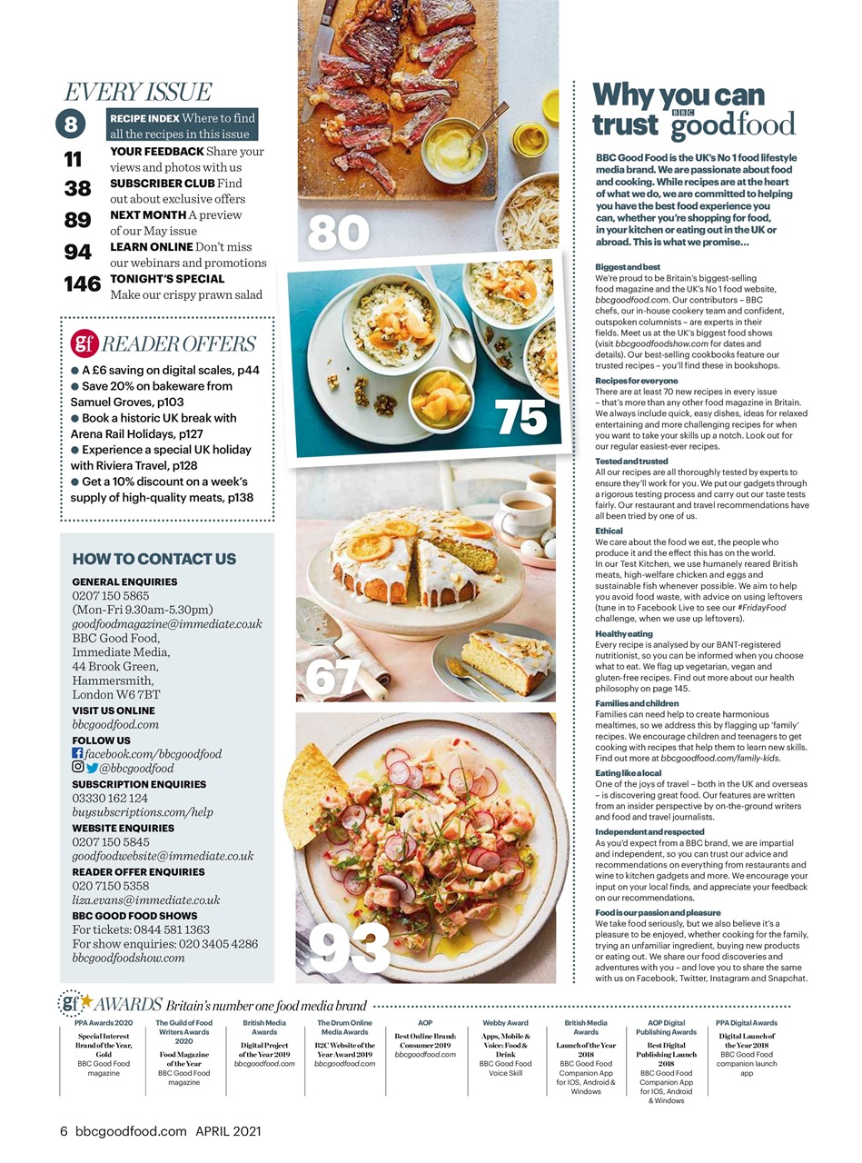 Good Food Magazine Preview Pages