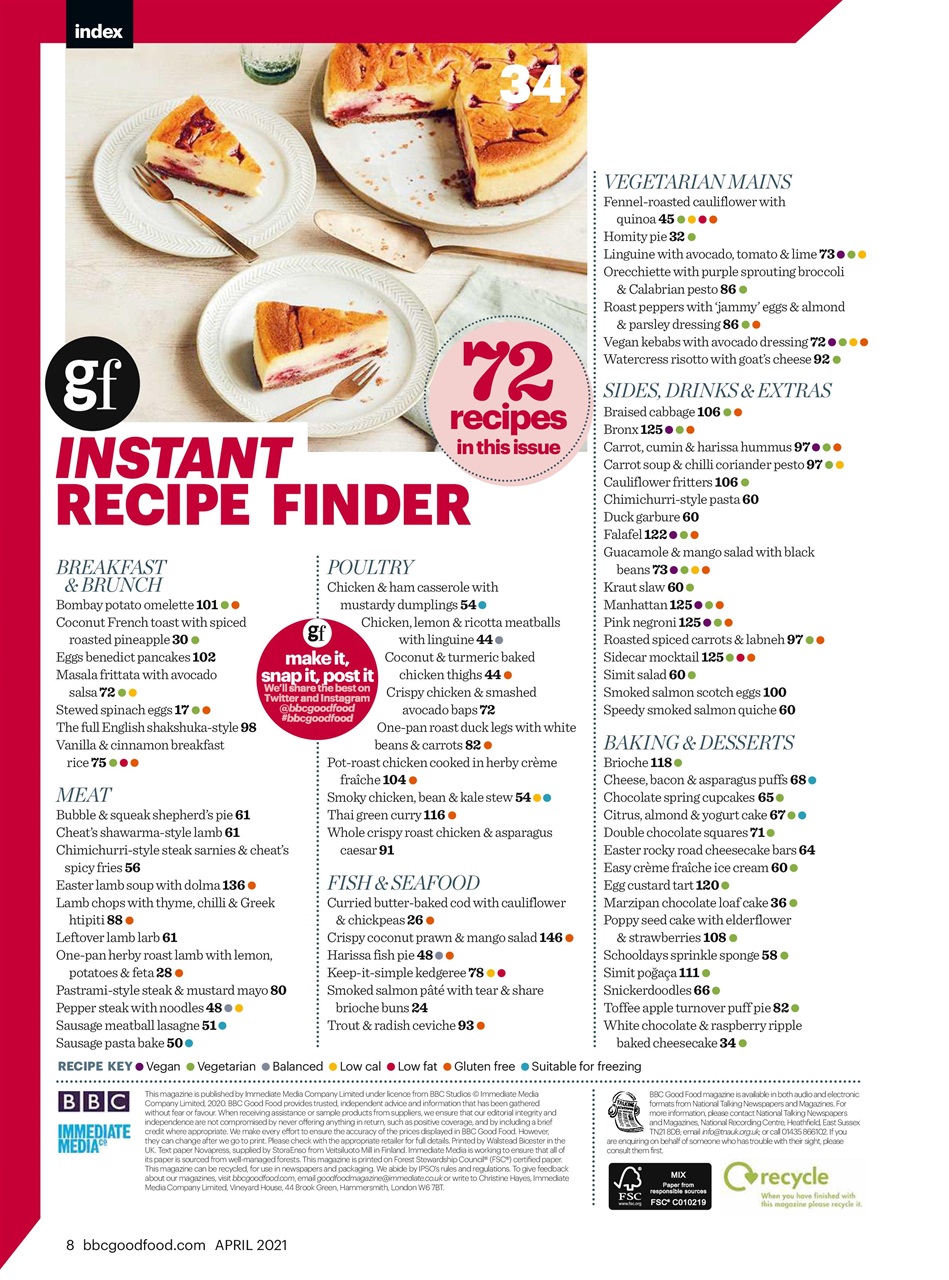 Good Food Magazine Preview Pages