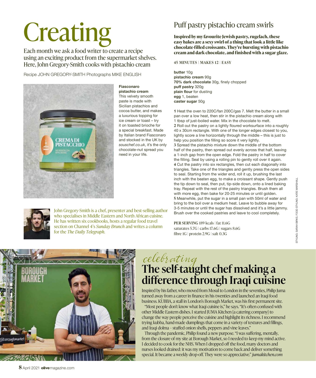 Olive Magazine Preview Pages