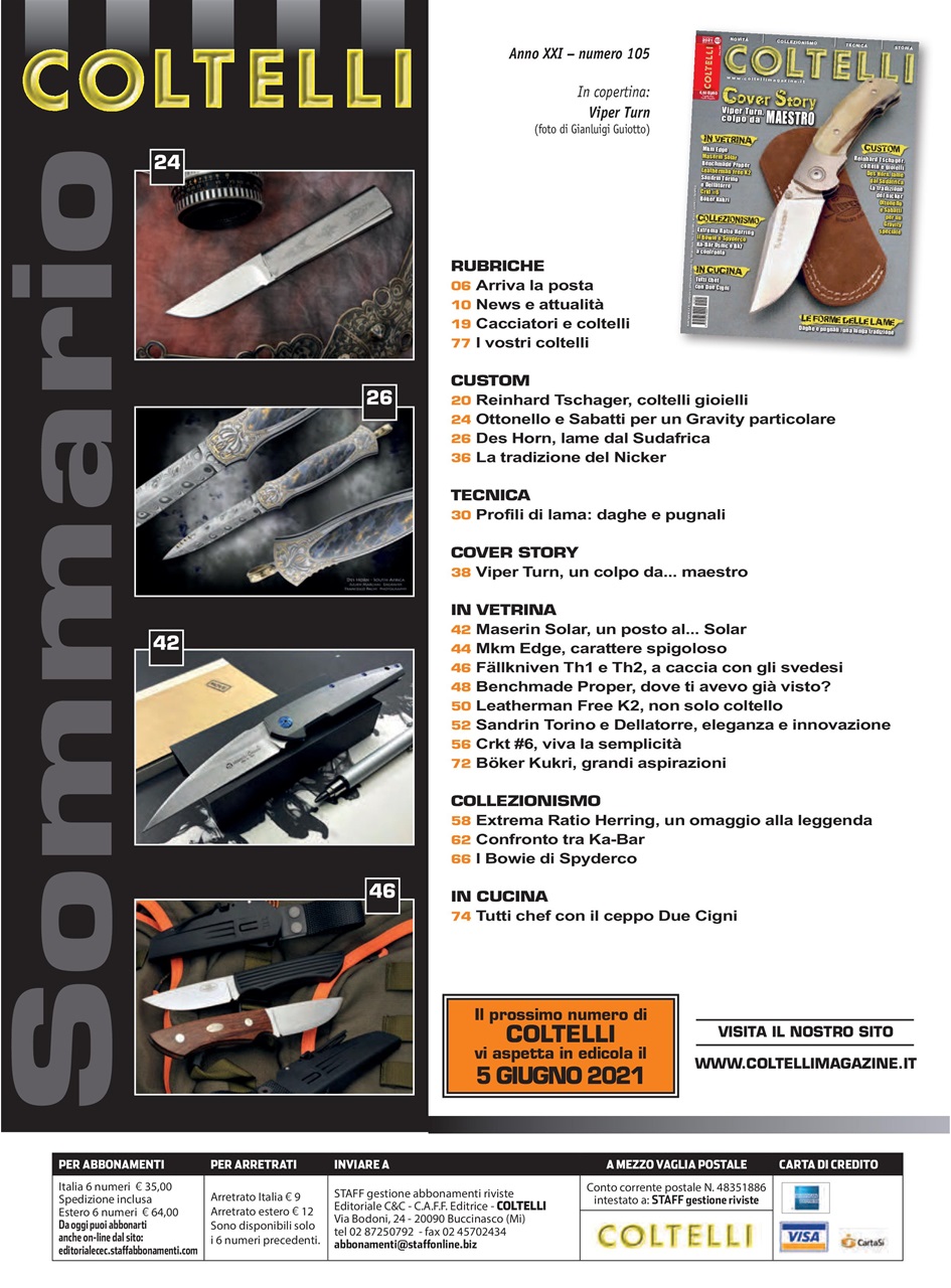 COLTELLI Preview Pages