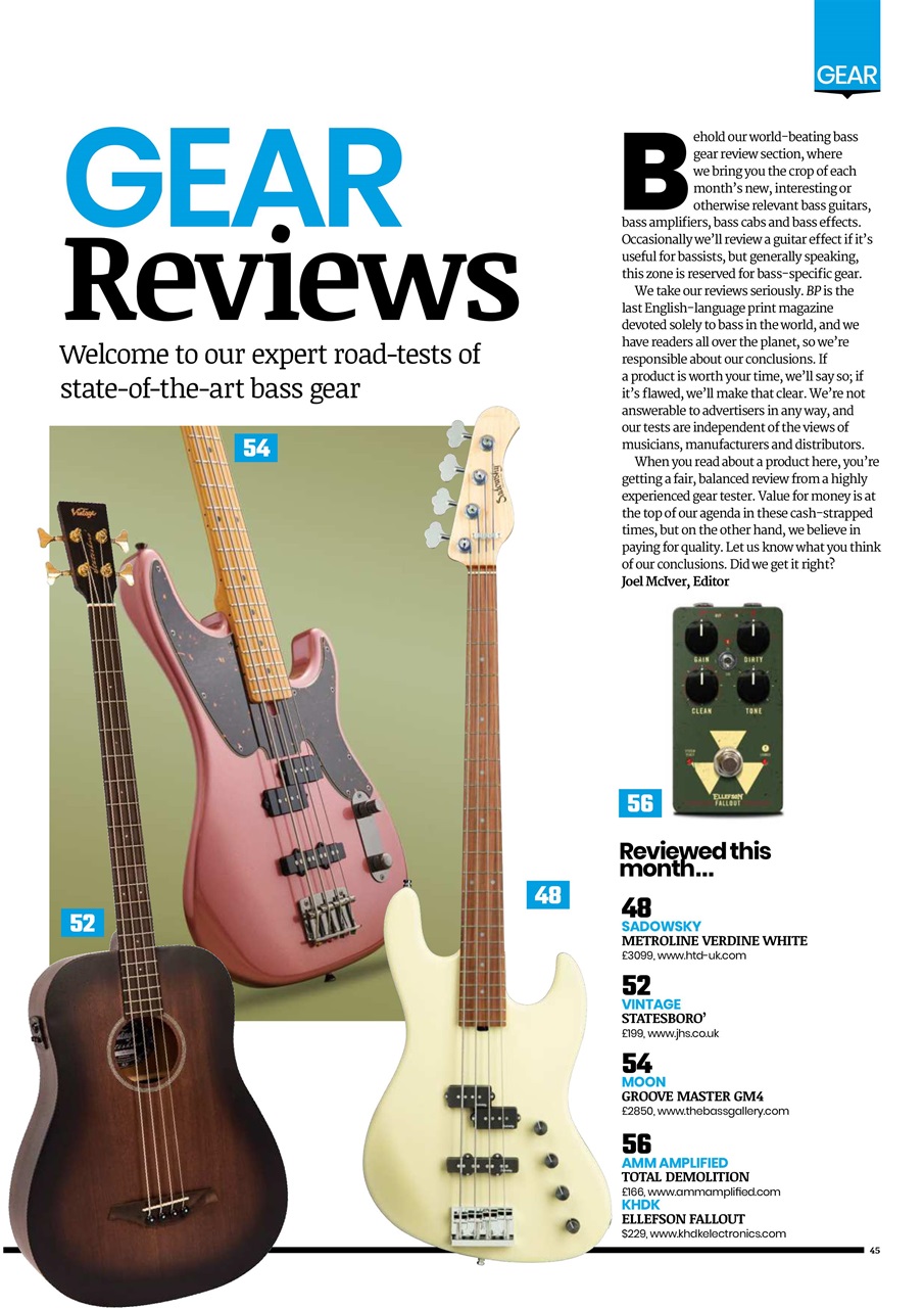 Bass Player UK Preview Pages